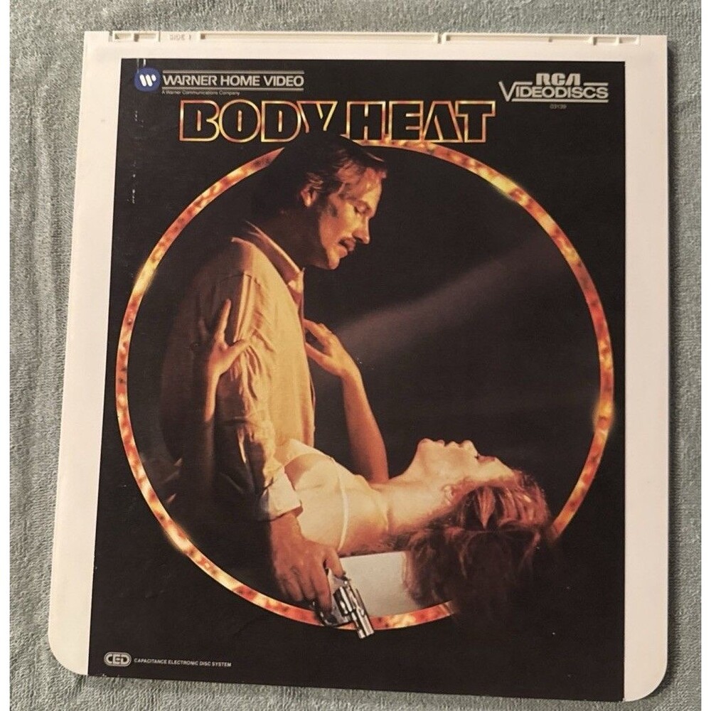 Vintage RCA SelectaVision CED VideoDisc Body Heat Warner Home Video